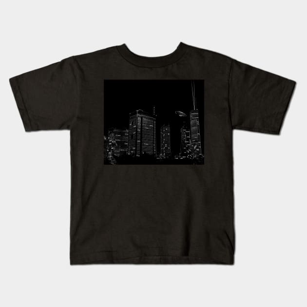 Vice City Downtown - Stripes Kids T-Shirt by MgT510